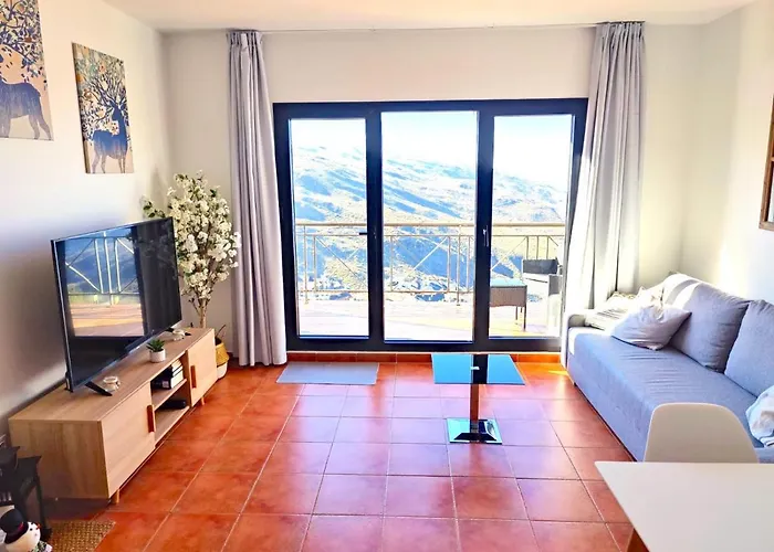 Apartment Bed And Snow Zona Media Sierra Nevada